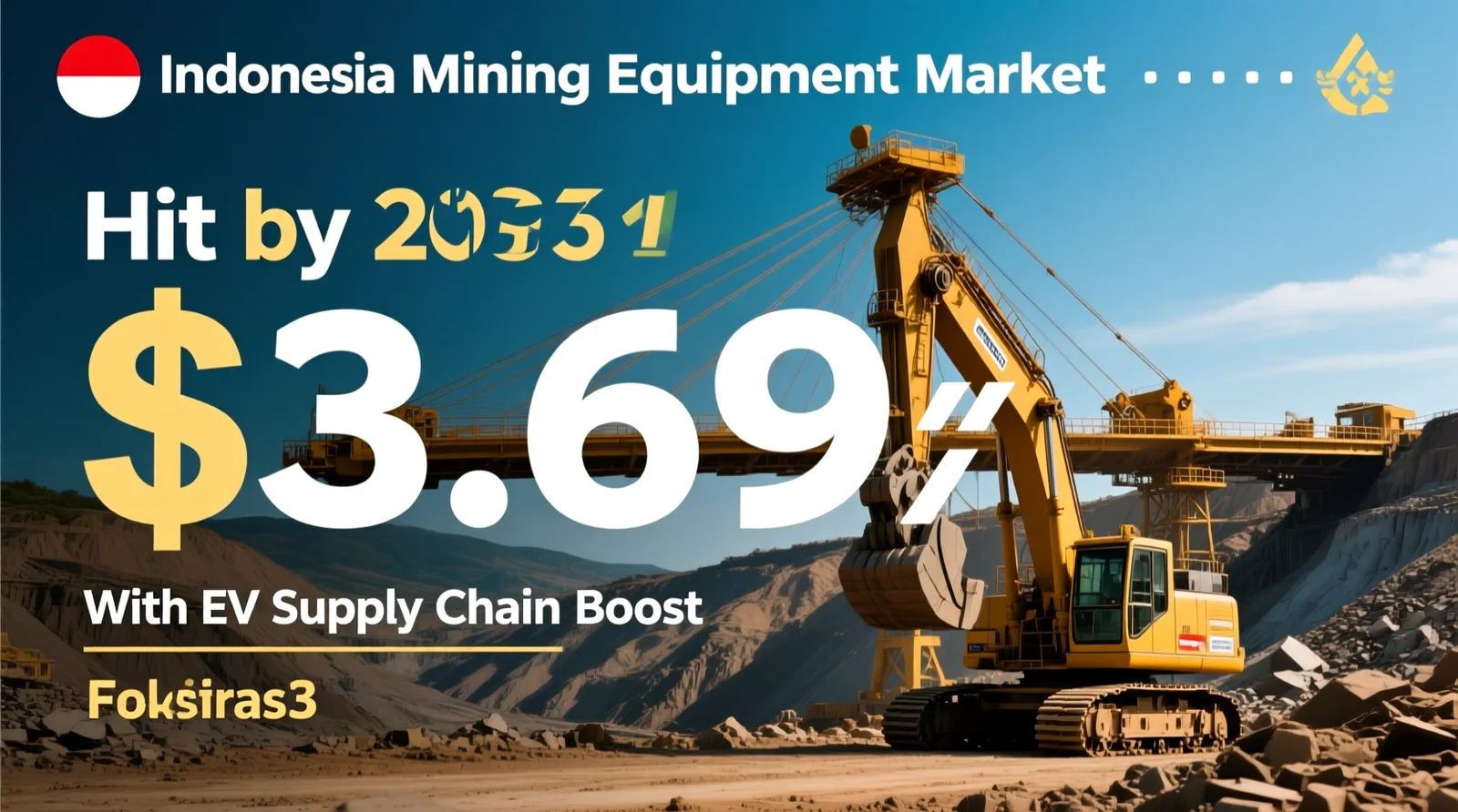 Indonesia Mining Equipment Market to Hit $3.69B by 2031 with EV Supply Chain Boost