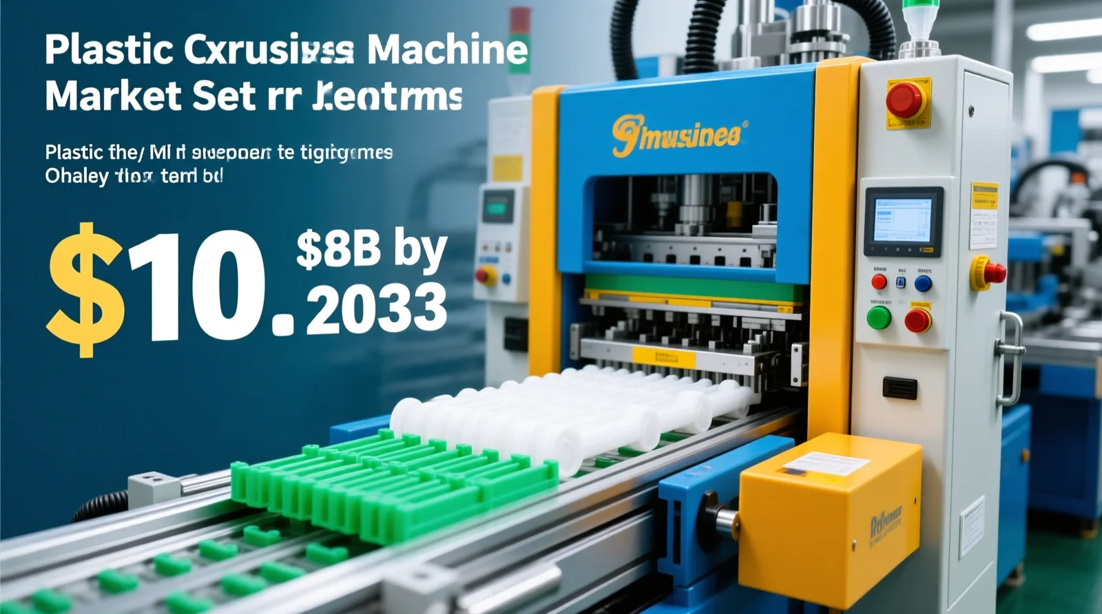Plastic Extrusion Machine Market Set to Reach $10.8B by 2033