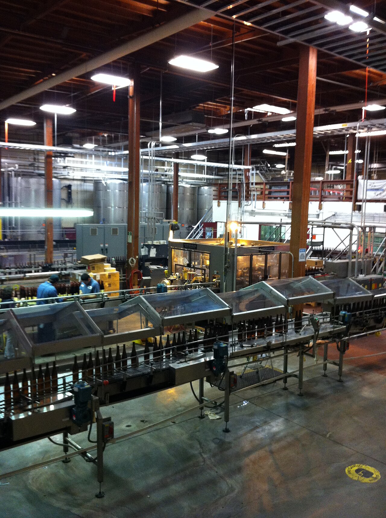Bottling line operation