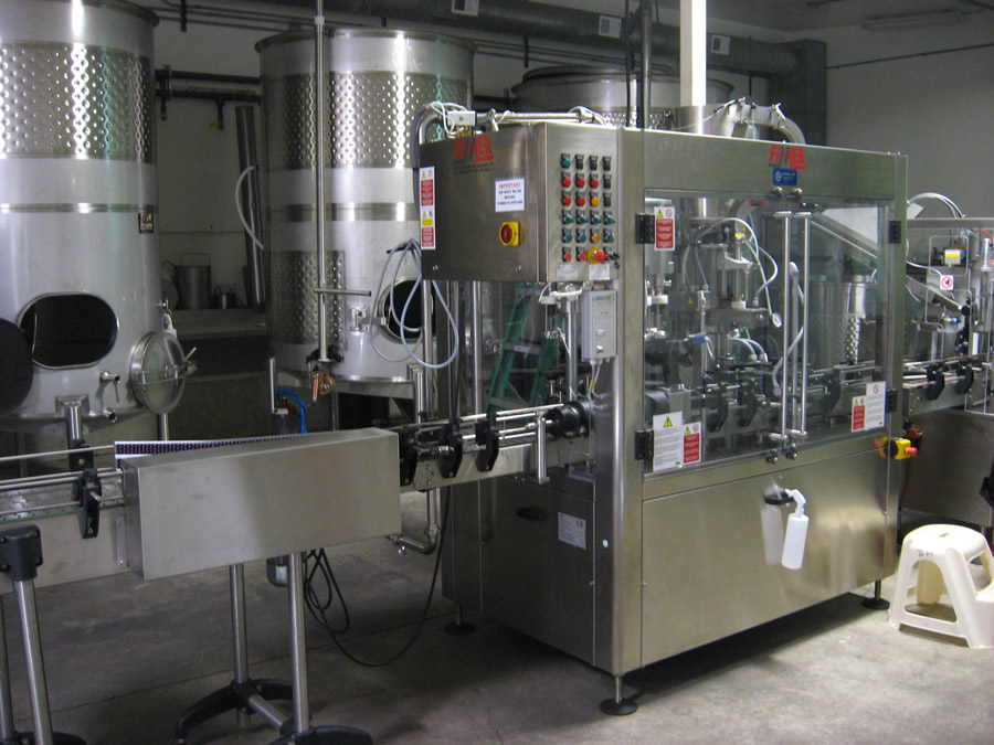 Wine bottling equipment