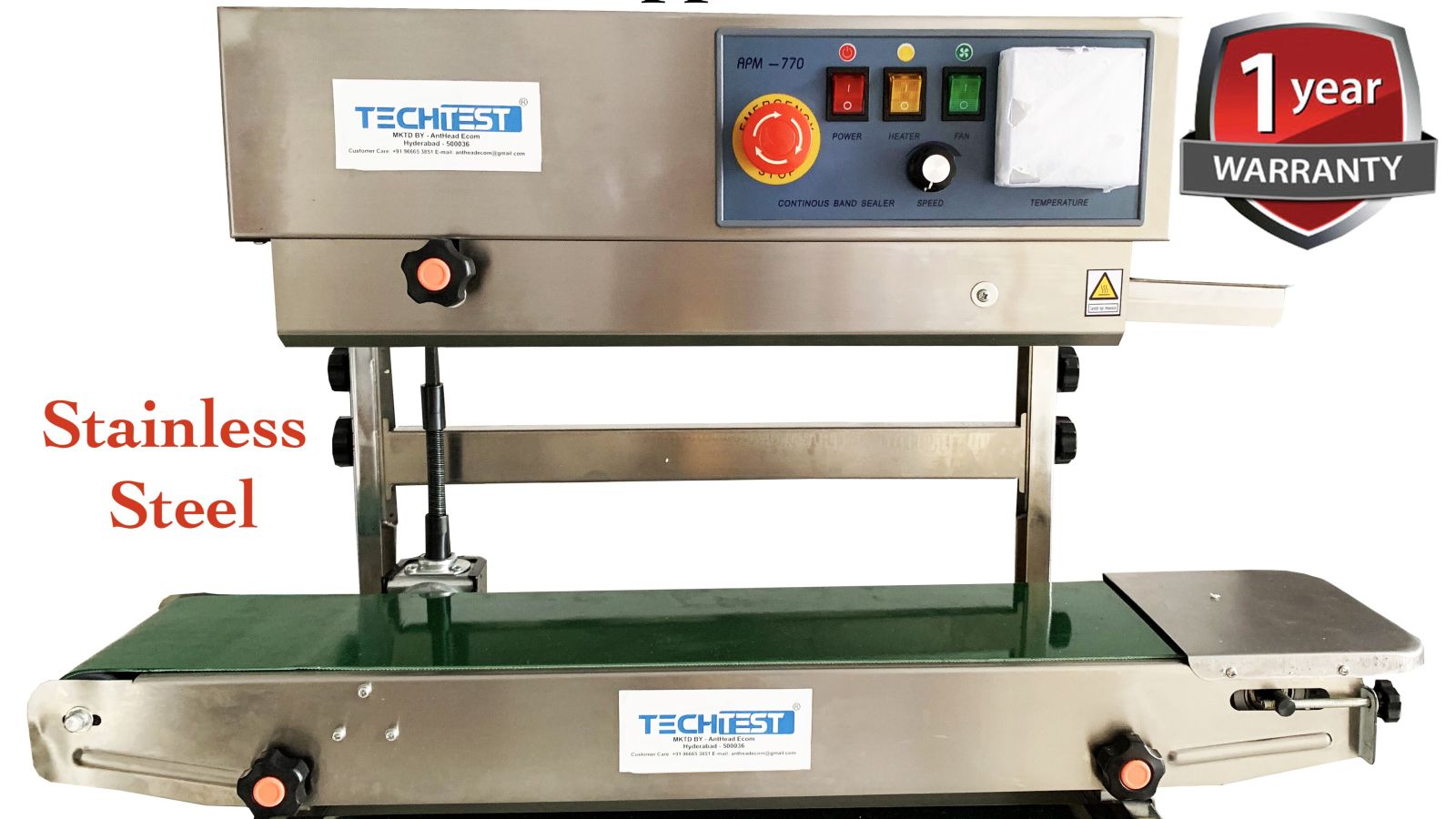 Continuous band sealer