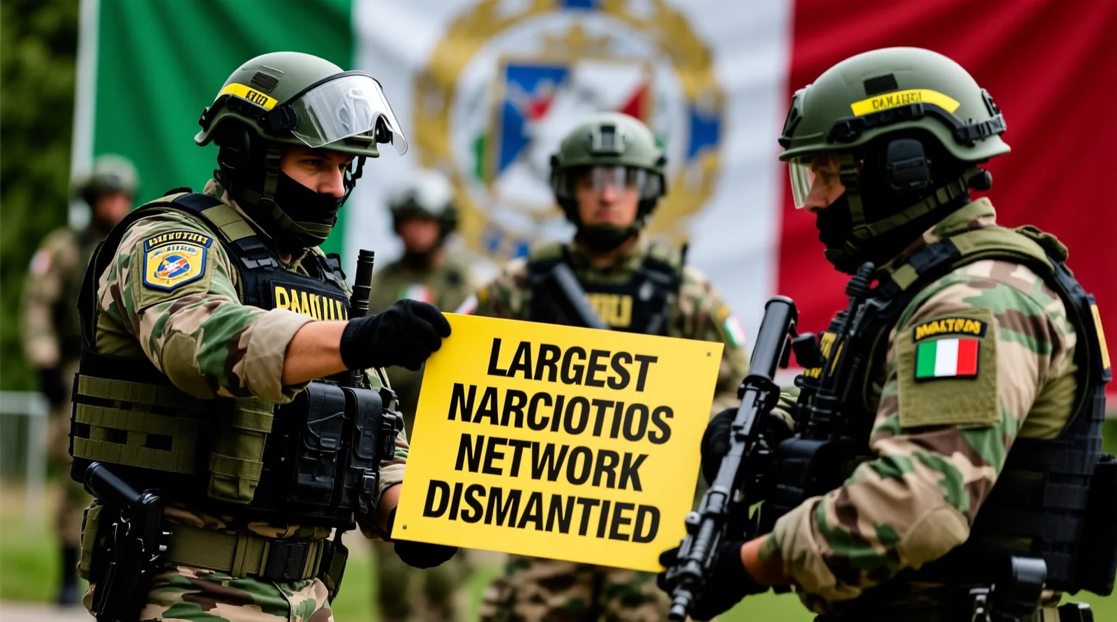 Italy’s Largest Narcotics Network Dismantled in Major Operation