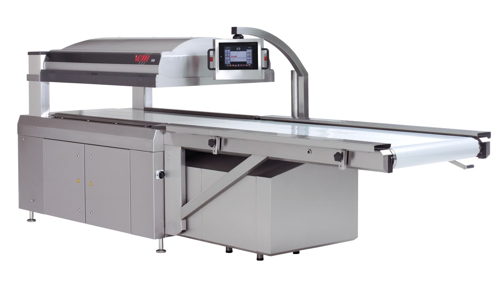 Automatic belt vacuum chamber machine