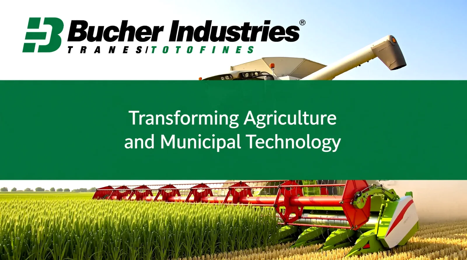Bucher Industries: Transforming Agriculture and Municipal Technology