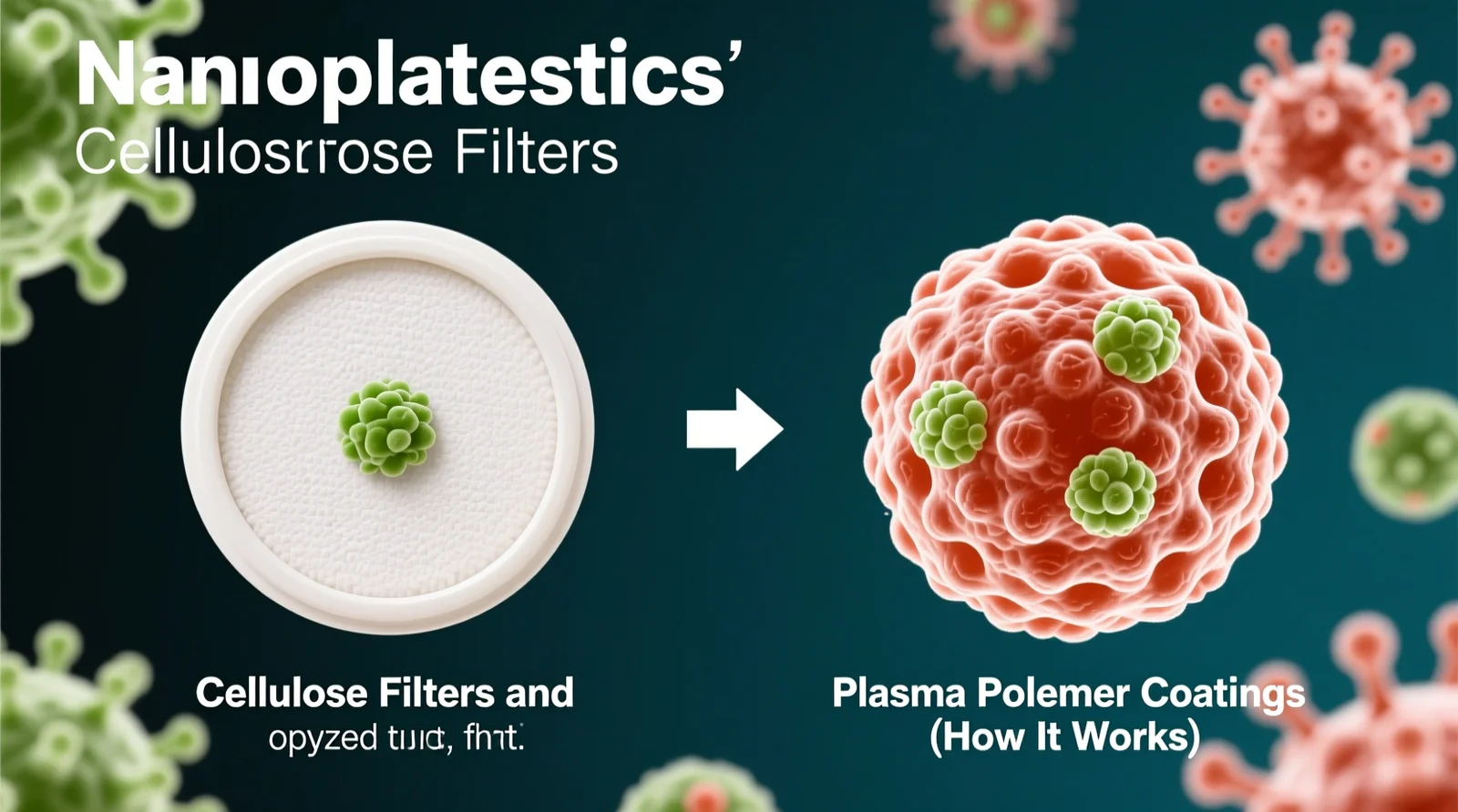 Capturing Nanoplastics: Cellulose Filters and Plasma Polymer Coatings (How It Works)
