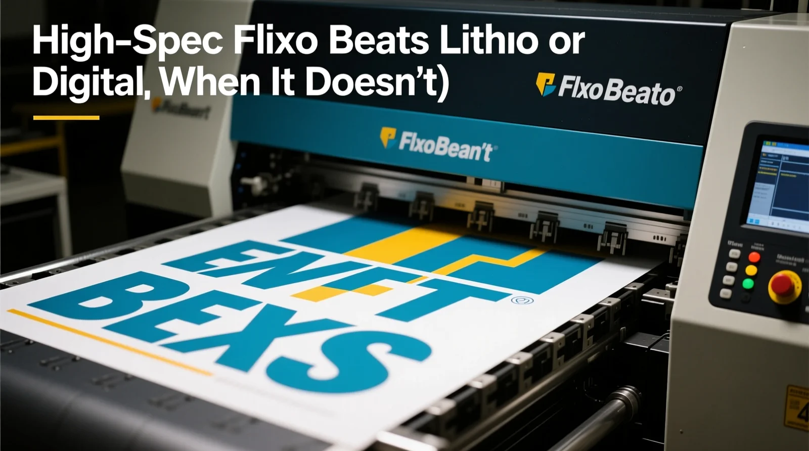 When High-Spec Flexo Beats Litho or Digital (and When It Doesn&rsquo;t)