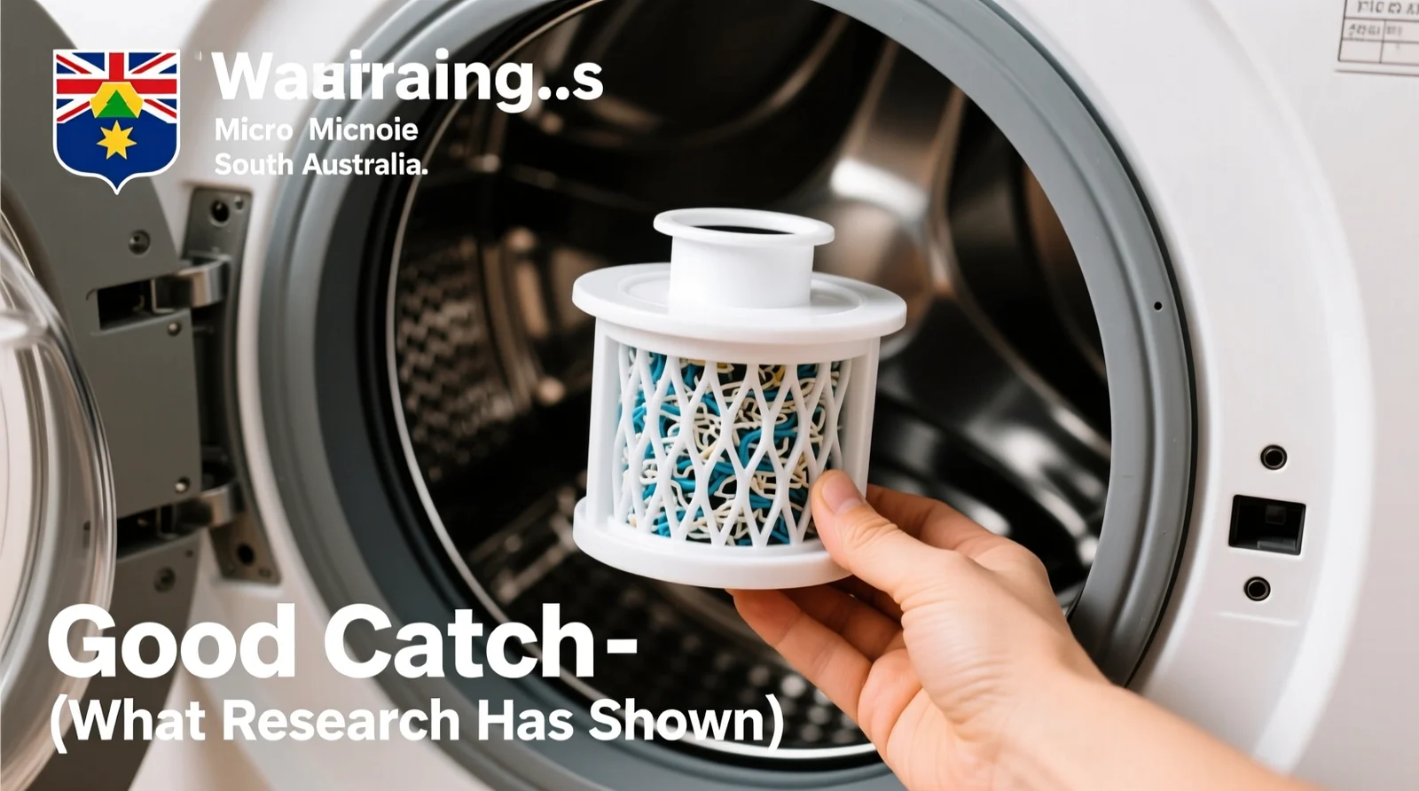 A Washing Machine Microplastic Filter Made in South Australia: Good Catch (What Research Has Shown)