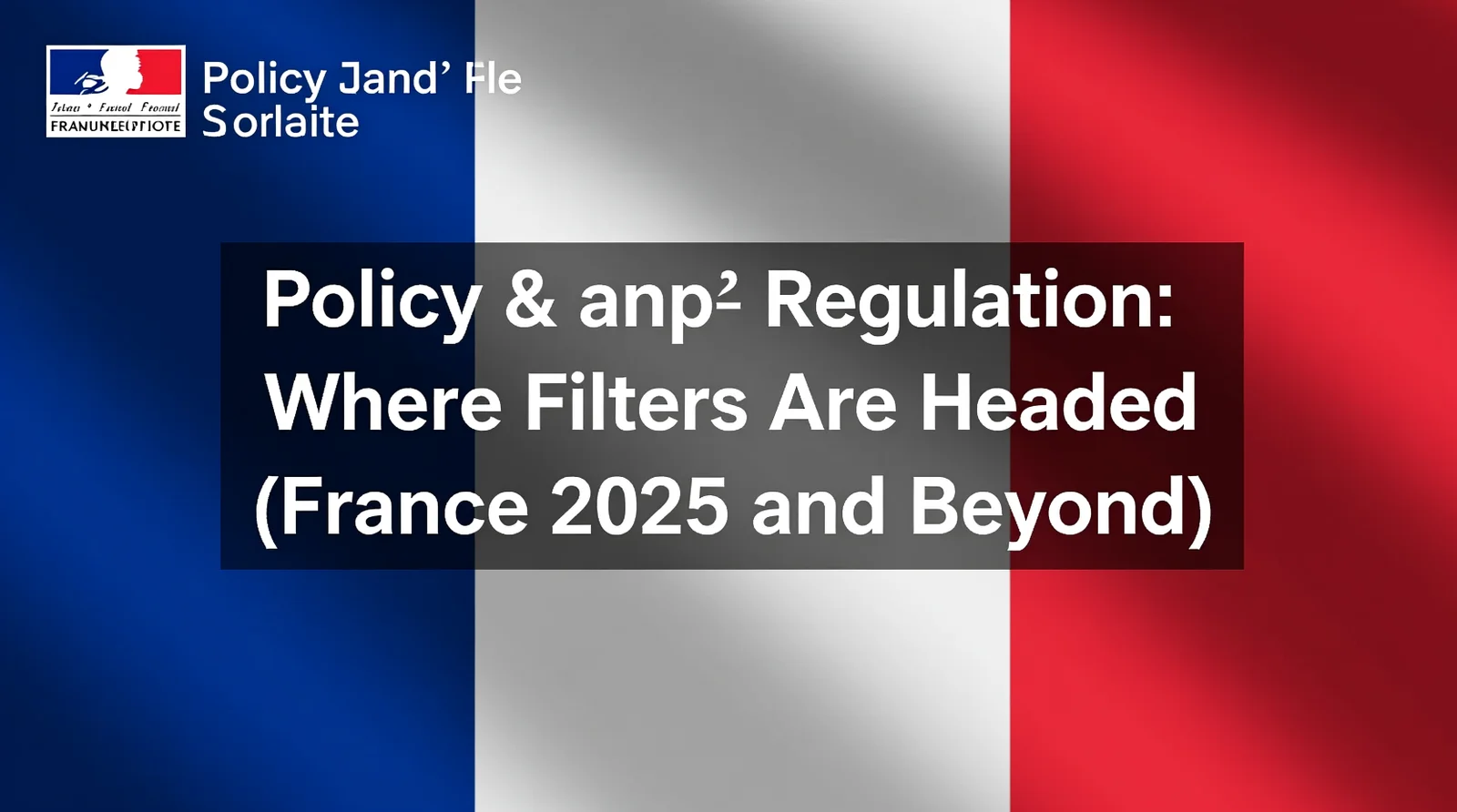 Policy & Regulation: Where Filters Are Headed (France 2025 and Beyond)