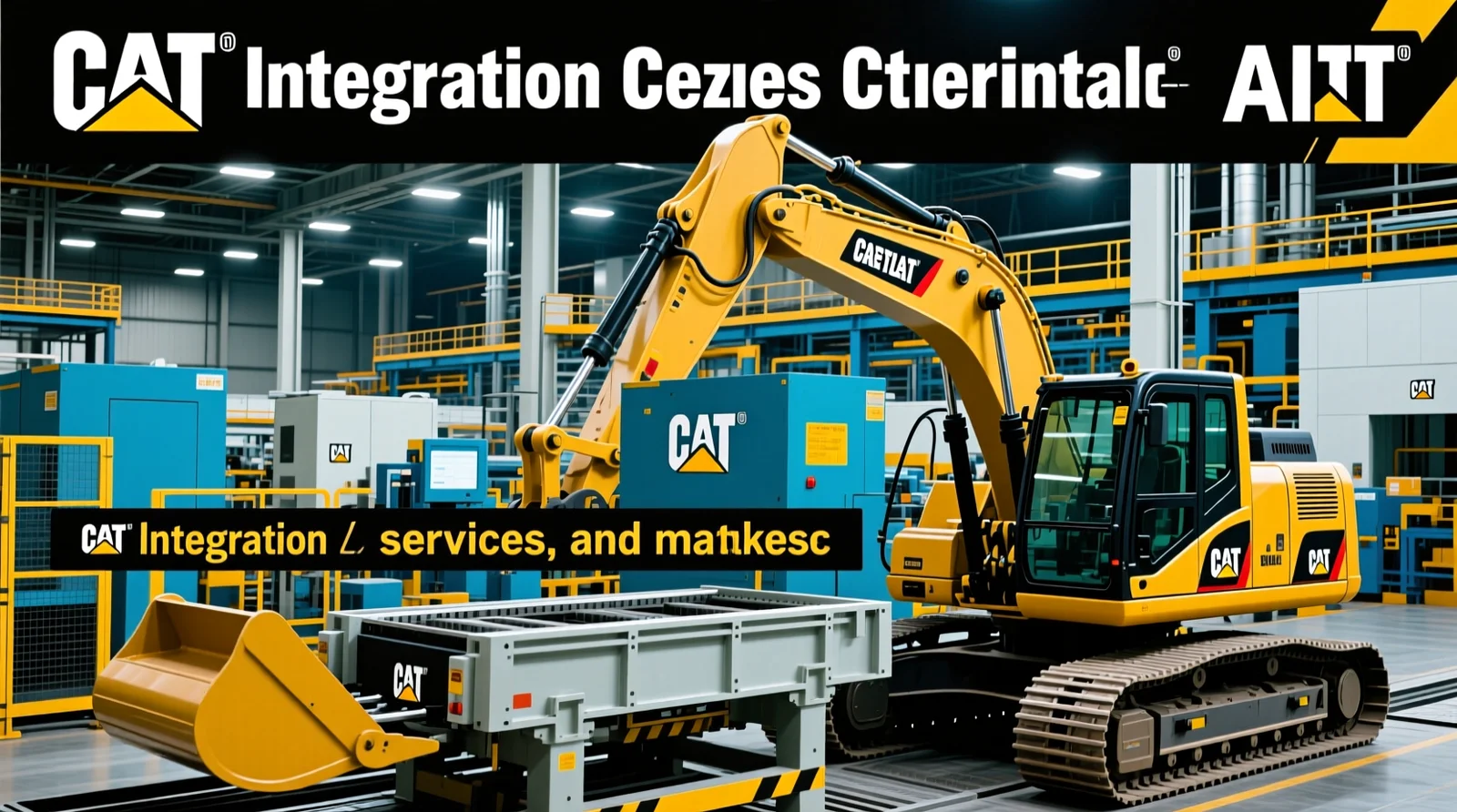 AI integration across Caterpillar&rsquo;s machines, services, and factories
