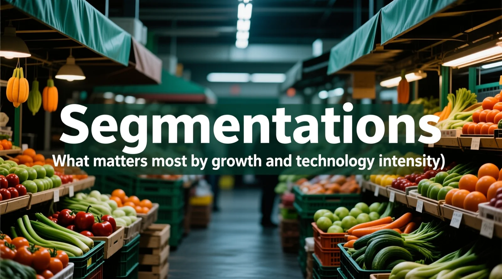 Market Segmentation (What matters most by growth and technology intensity)