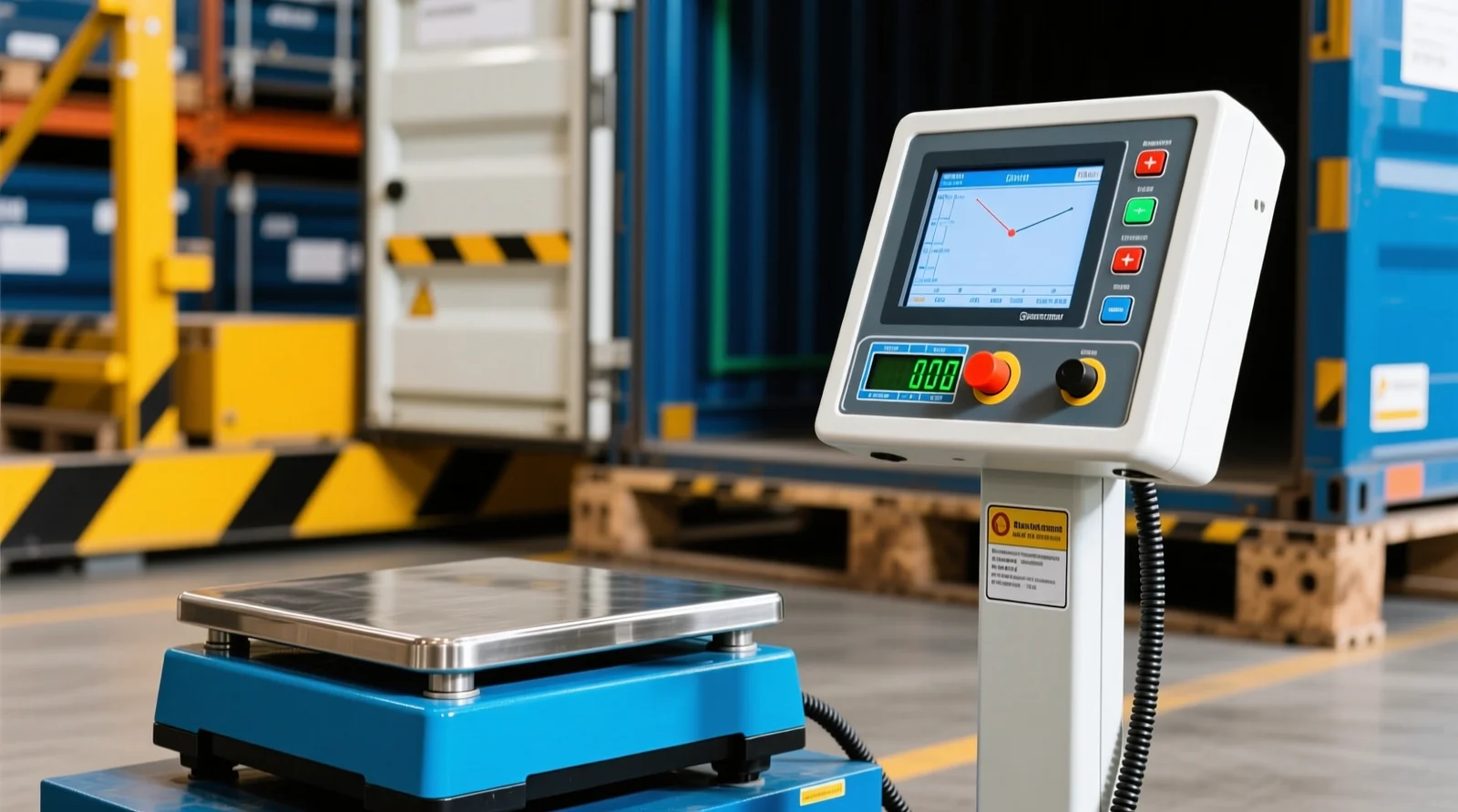 On-board weighing for loading