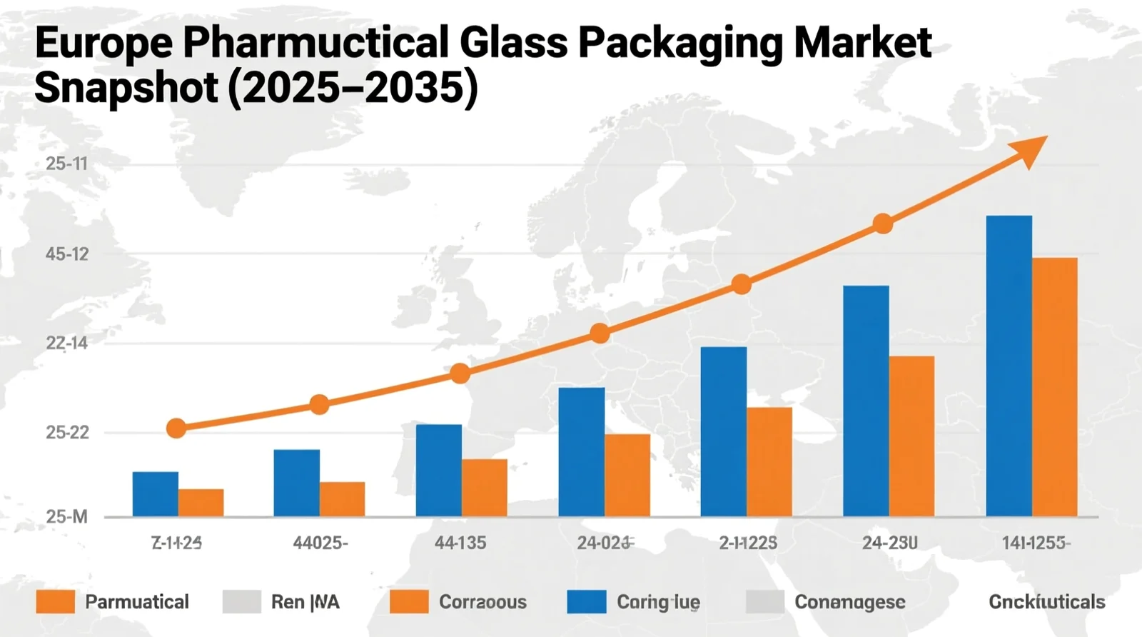 Europe Pharmaceutical Glass Packaging Market Snapshot (2025&ndash;2035)
