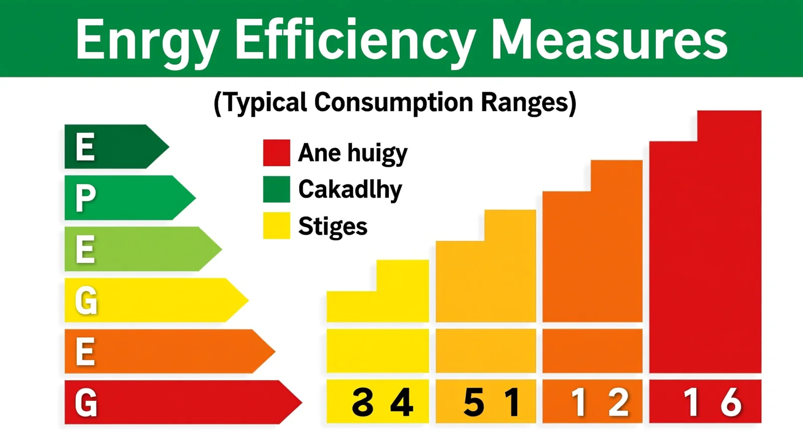 Energy Efficiency Measures (Typical Consumption Ranges)