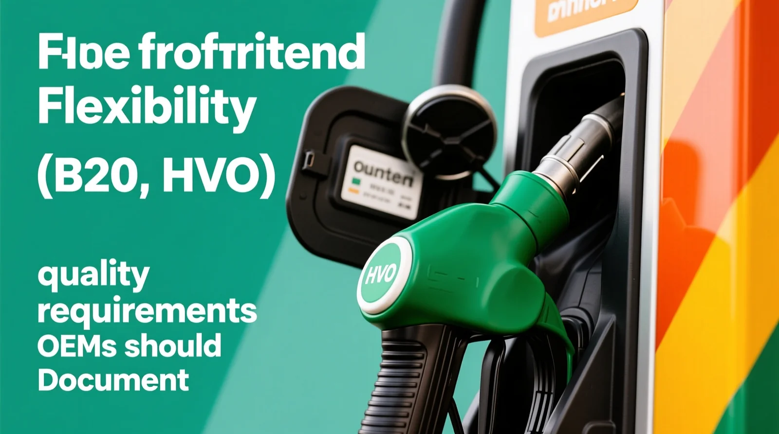 Fuel flexibility (B20, HVO) and fuel quality requirements OEMs should document
