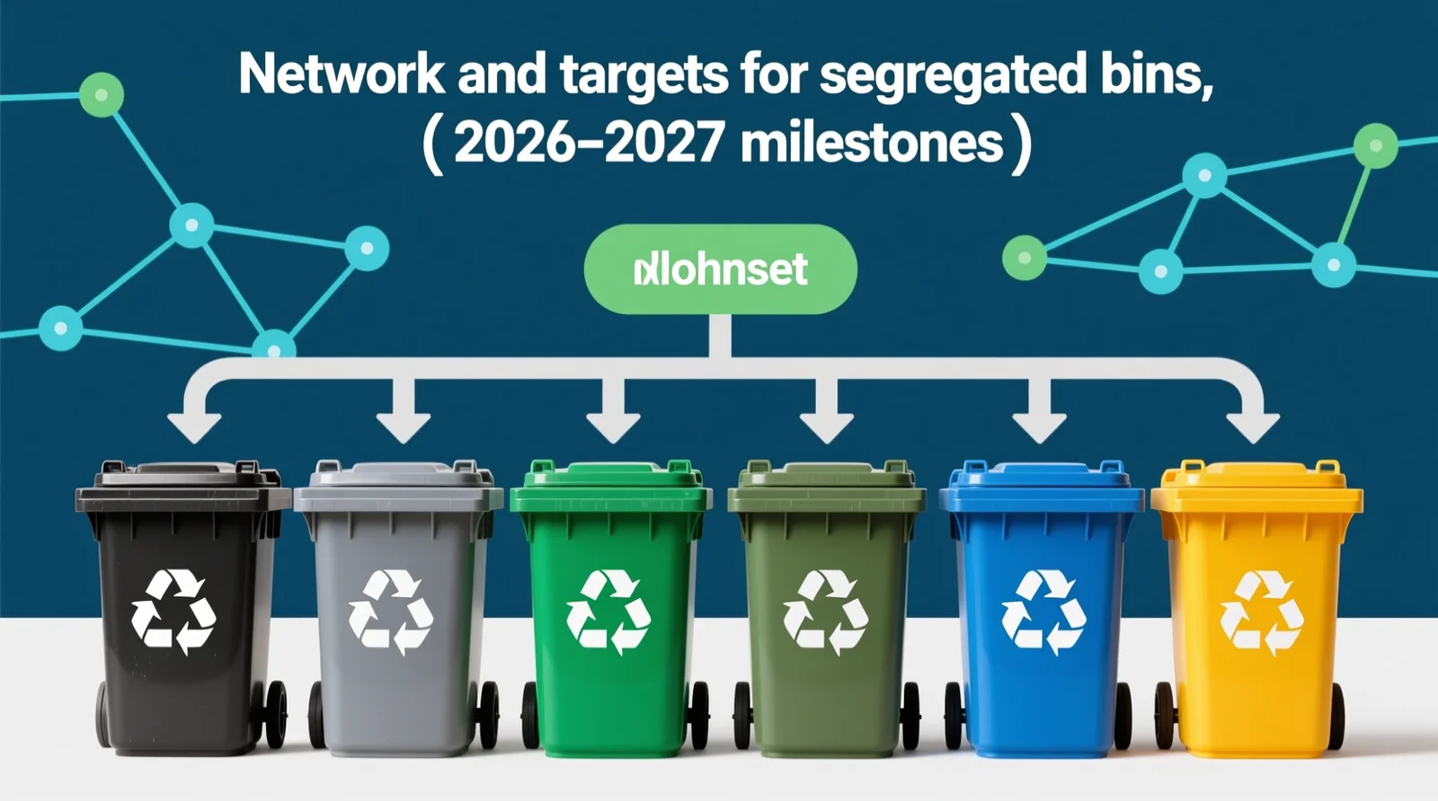 Current network and targets for segregated bins (2026–2027 milestones)