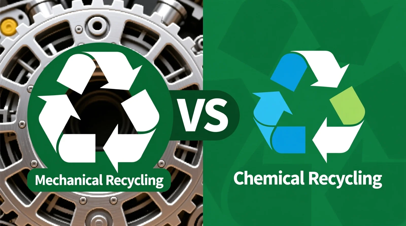 Mechanical Recycling vs Chemical Recycling: Design Implications