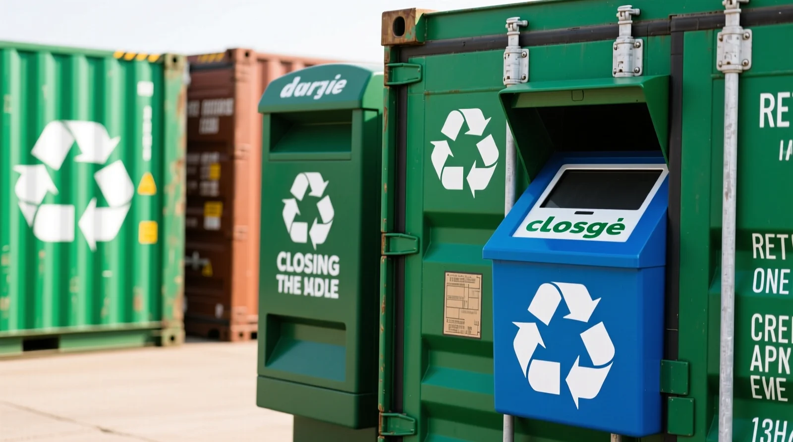 What happens to returned containers (closing the loop)