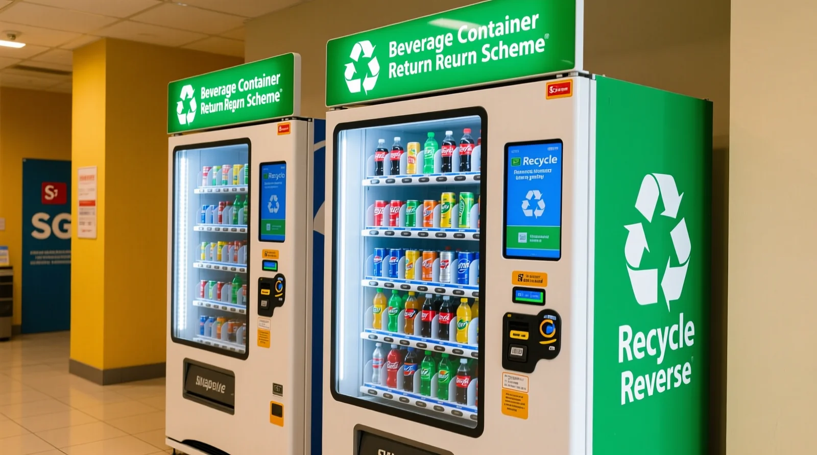 Introduction: Beverage Container Return Scheme Singapore and SG Recycle reverse vending machines