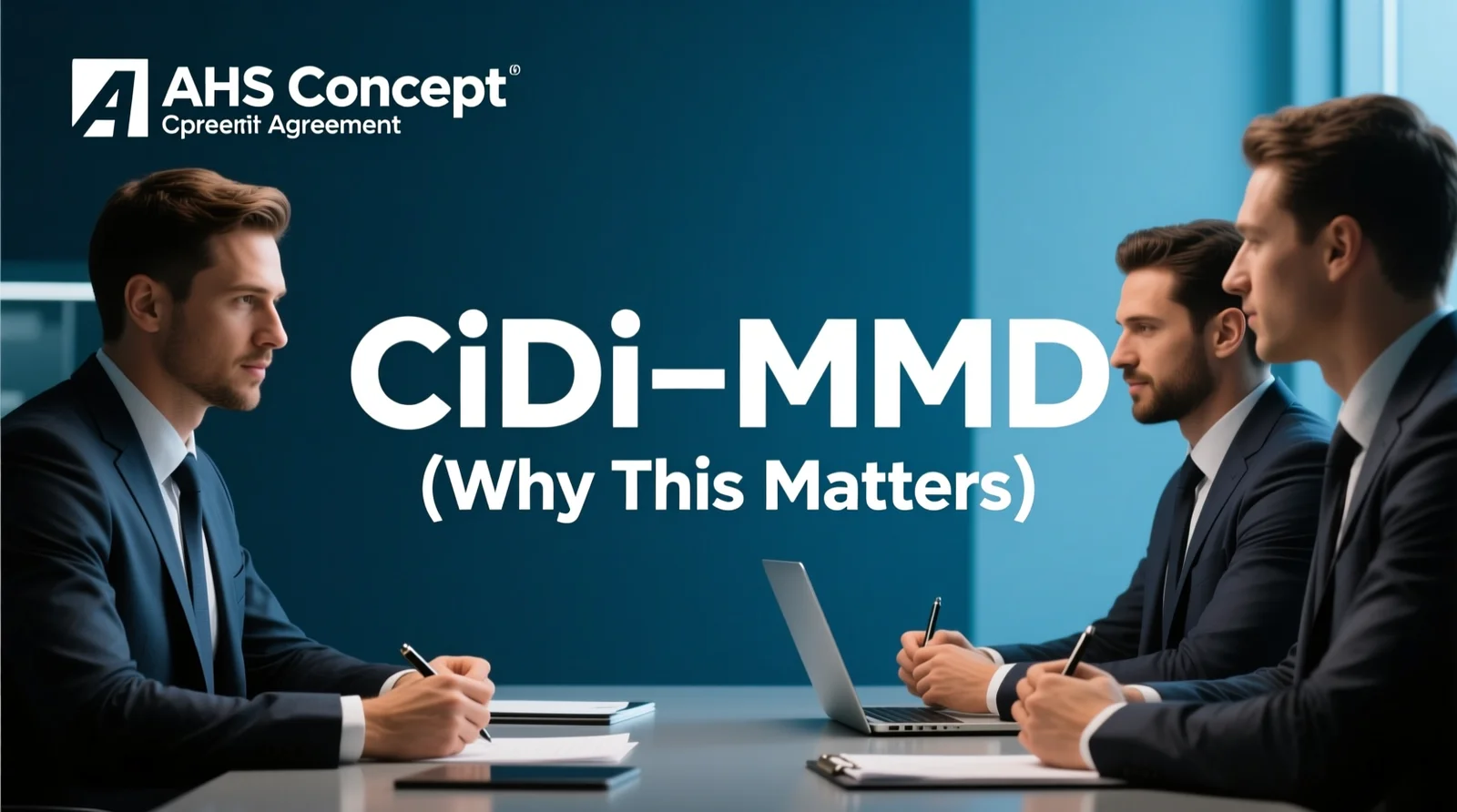 From AHS Concept to the CiDi&ndash;MMD Agreement (Why This Matters)