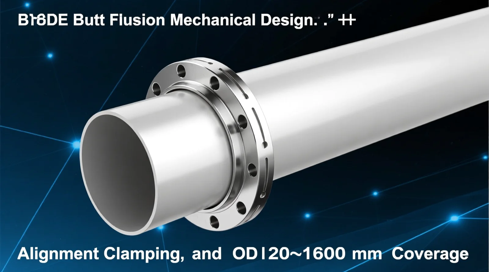 HDPE Butt Fusion Mechanical Design for Alignment, Clamping, and OD 20&ndash;1600 mm Coverage