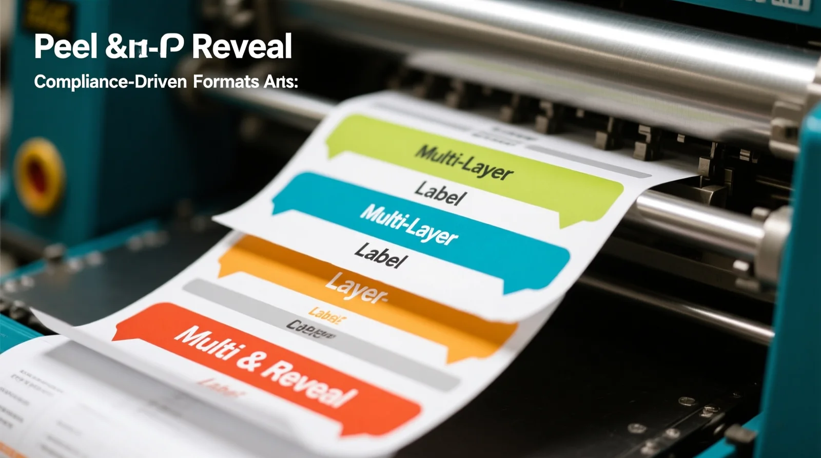 Peel & Reveal and Multi-Layer Label Converting: Compliance-Driven Formats