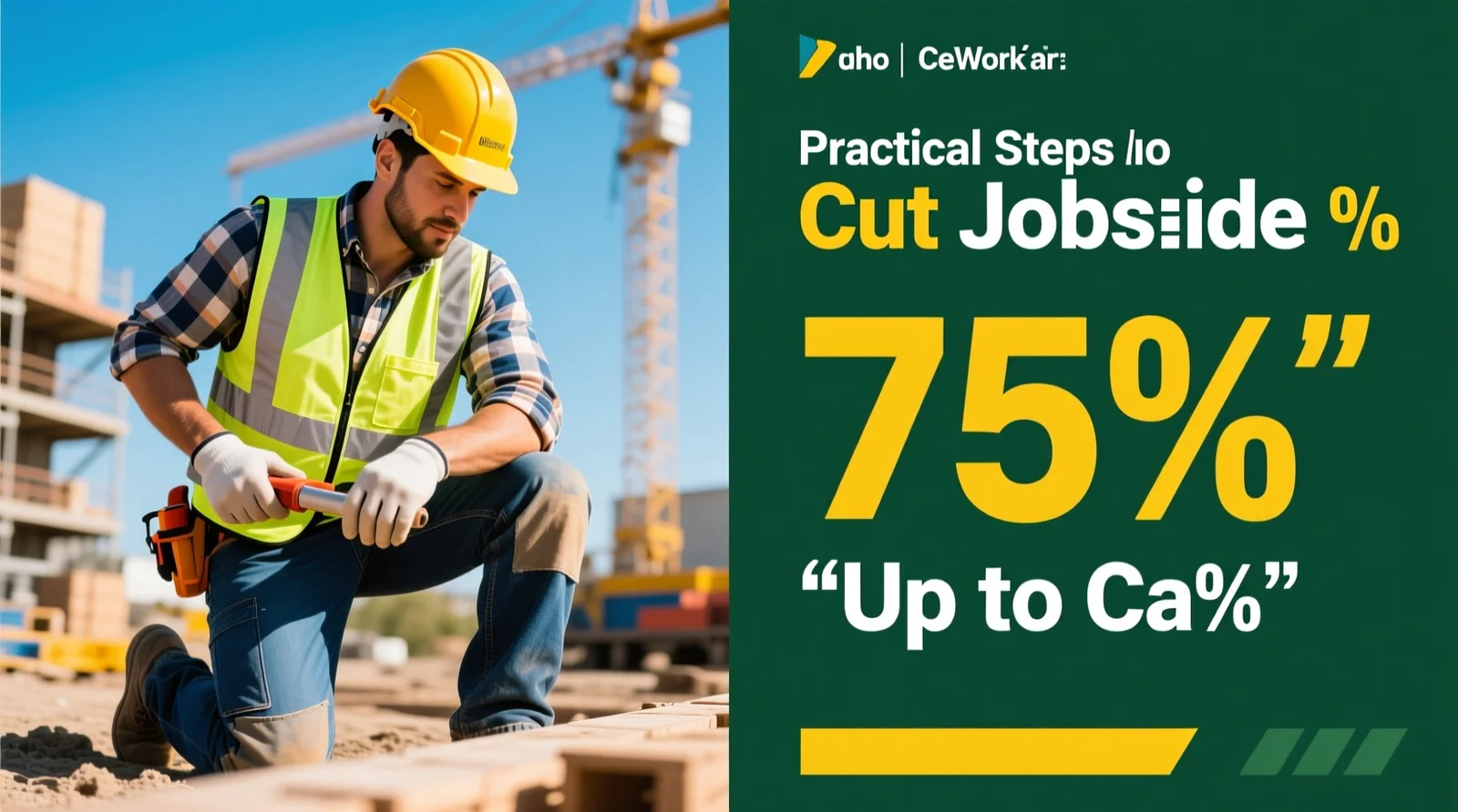 Five Practical Steps to Cut Jobsite Emissions (and How the &ldquo;Up to 75%&rdquo; Can Work)