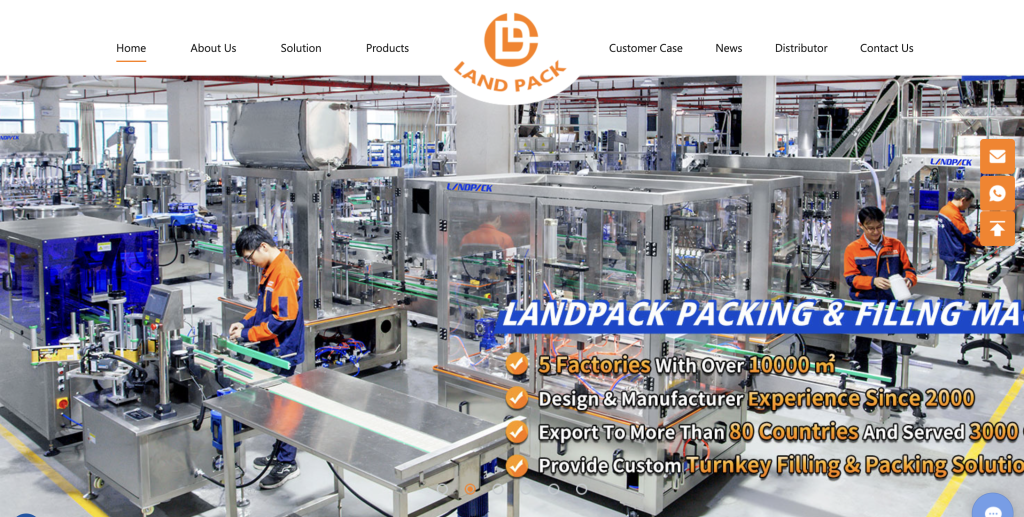 land packaging machinery packing machiner manufactuer