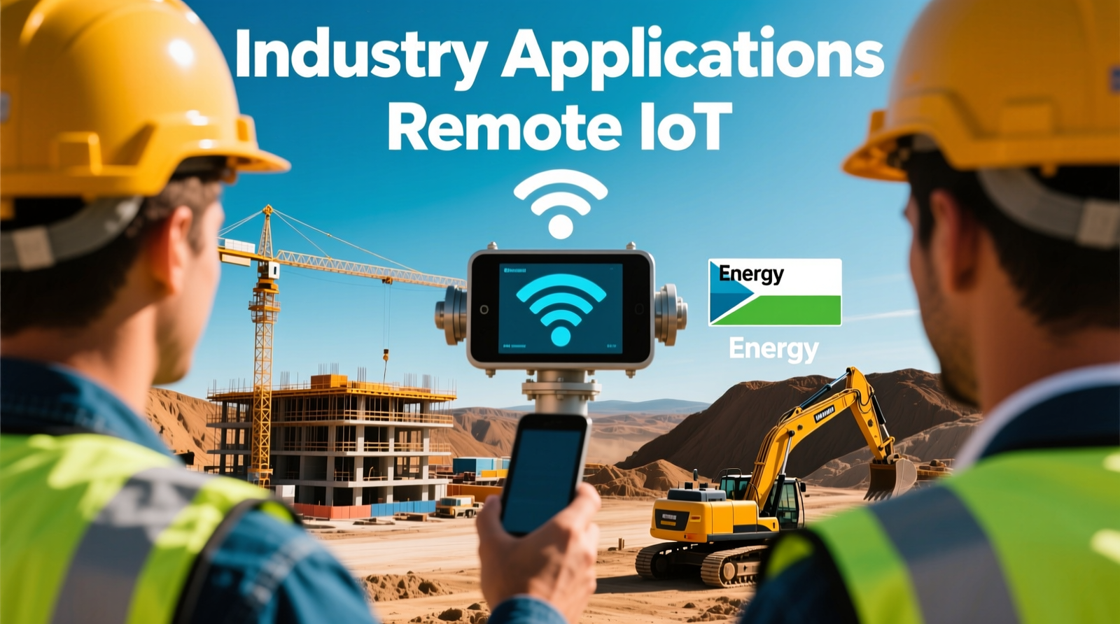 Key Industry Applications of Remote IoT (Construction, Energy, Mining) with Real-World Context