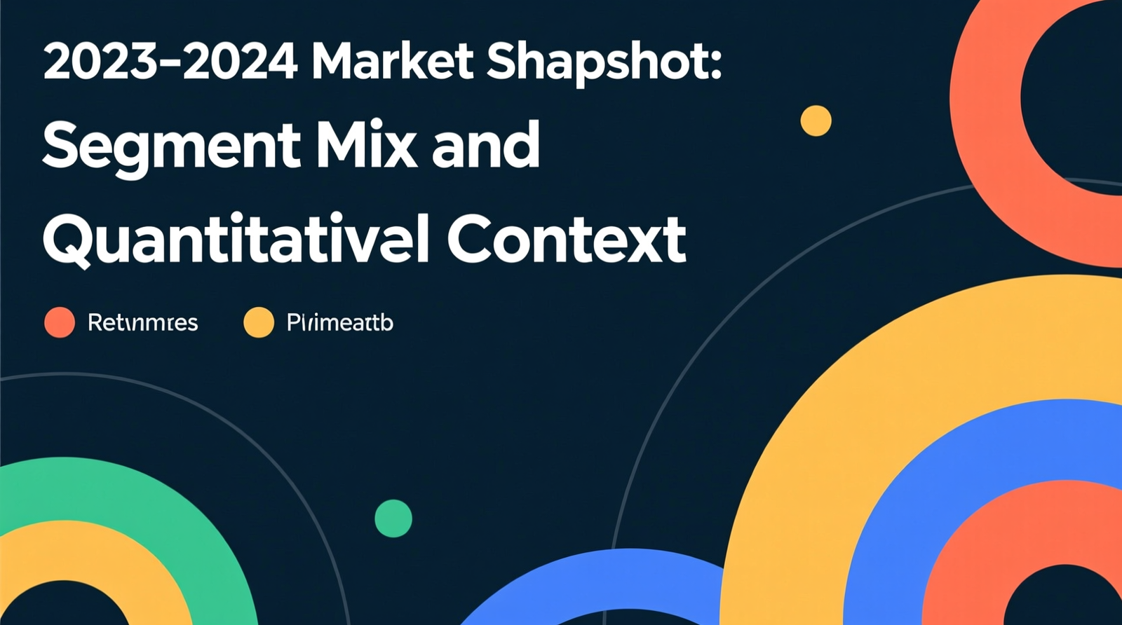 2023–2024 Market Snapshot: Segment Mix and Quantitative Context