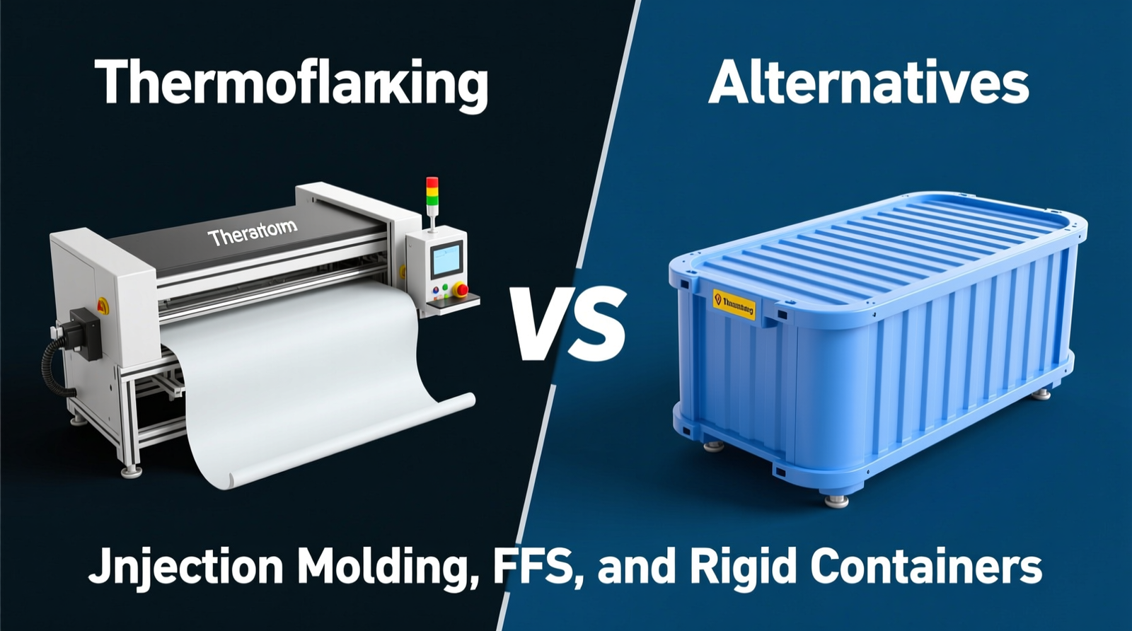 Thermoforming vs. Alternatives (Injection Molding, FFS, and Rigid Containers)