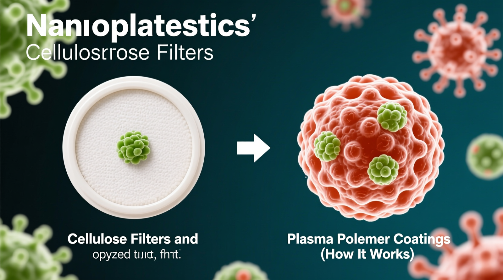 Capturing Nanoplastics: Cellulose Filters and Plasma Polymer Coatings (How It Works)