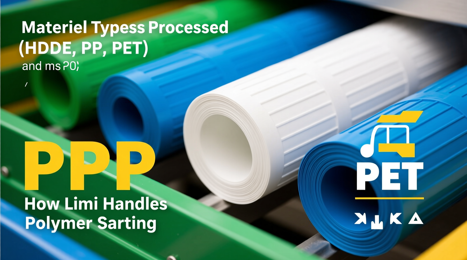 Material Types Processed (HDPE, PP, PET) and How Limpi Handles Polymer Sorting