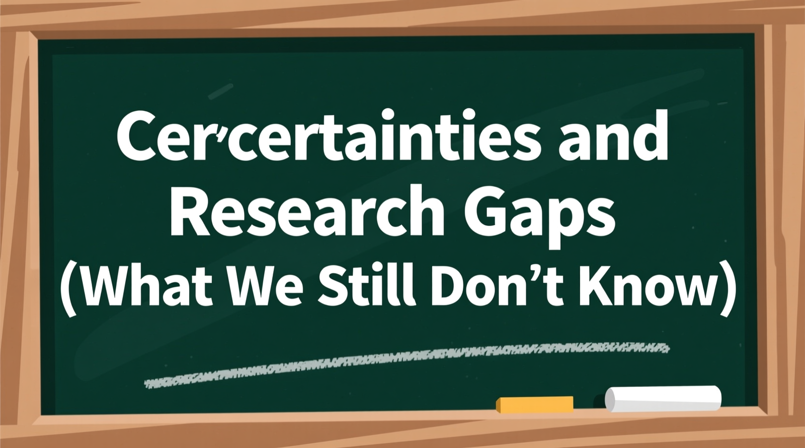 Uncertainties and Research Gaps (What We Still Don’t Know)