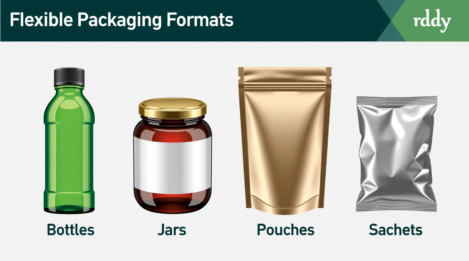 Flexible Packaging Formats (Bottles, Jars, Pouches, Sachets)