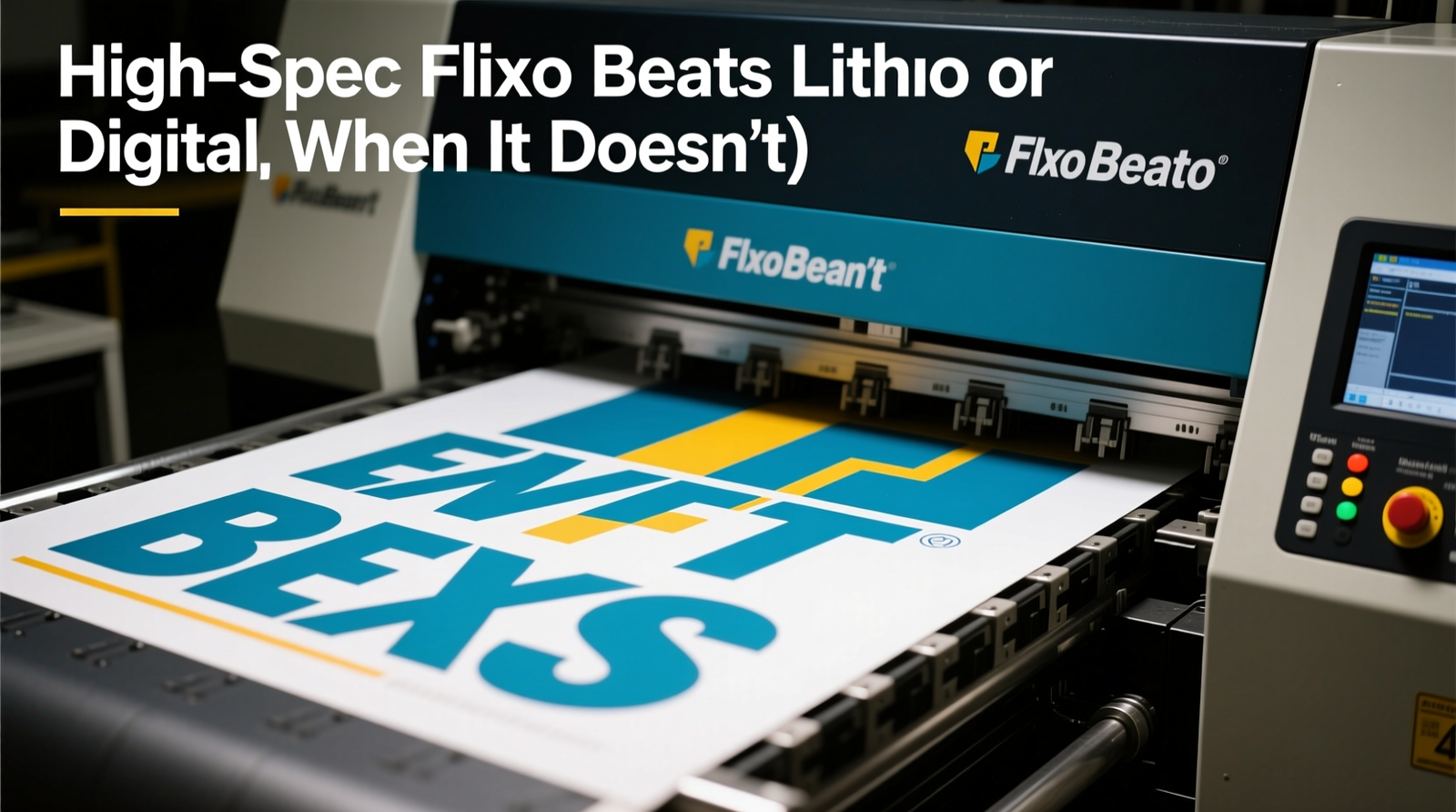 When High-Spec Flexo Beats Litho or Digital (and When It Doesn’t)