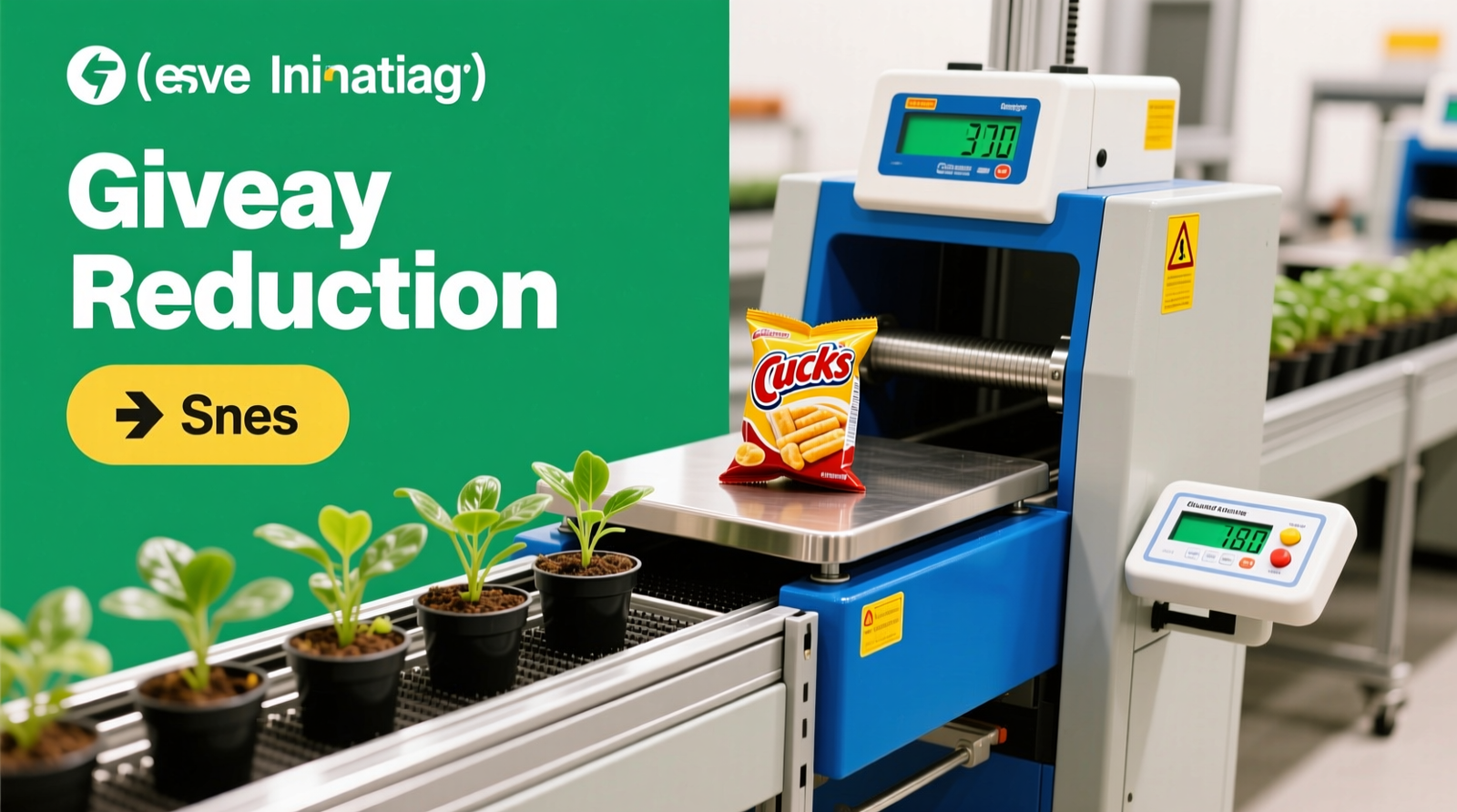 Mini Case Study (Indicative): Snack Plant Giveaway Reduction with an Inline Checkweigher