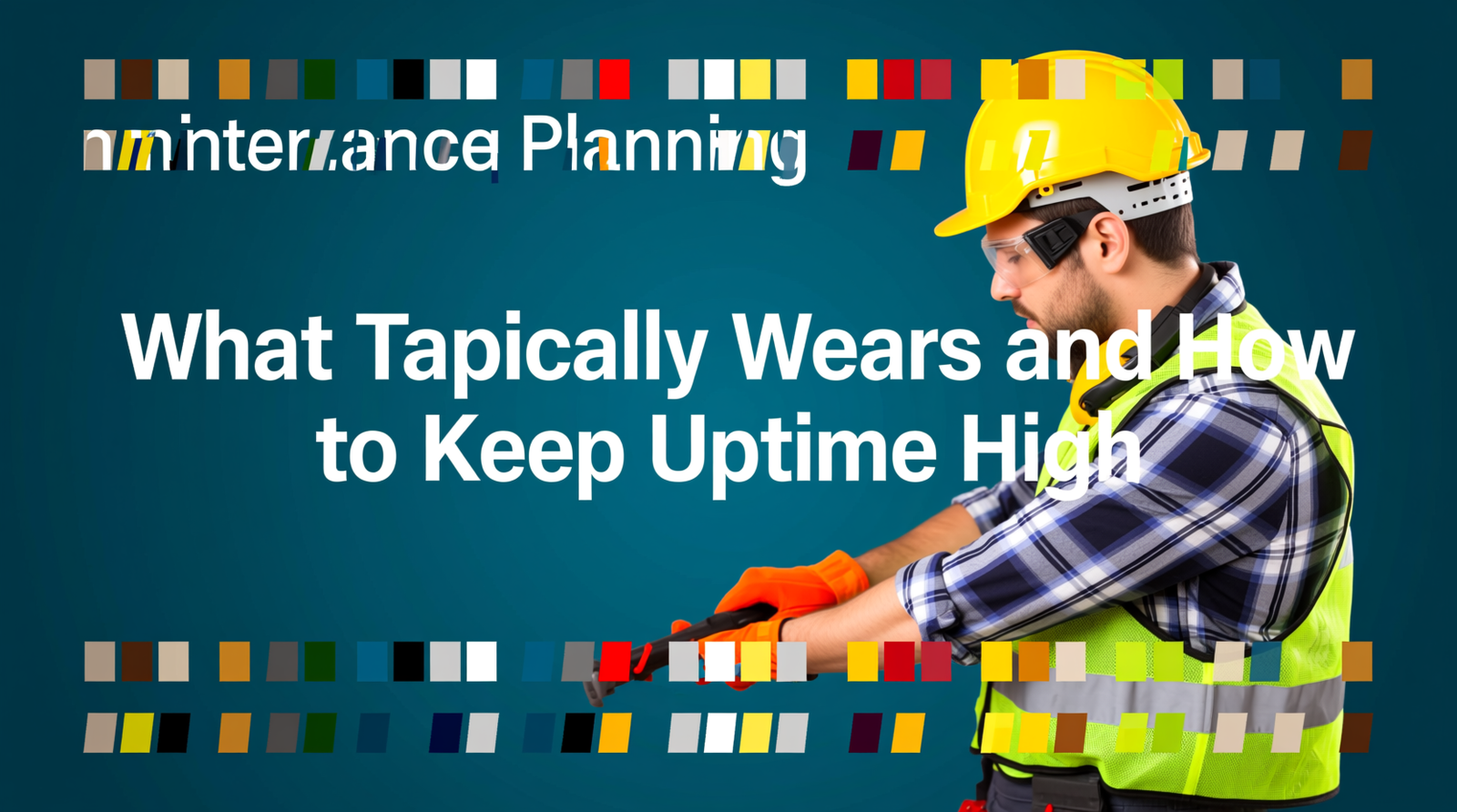 Maintenance Planning (What Typically Wears and How to Keep Uptime High)