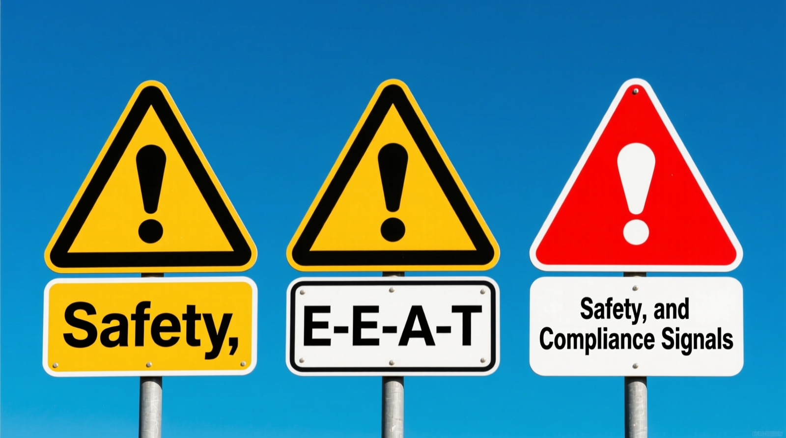 Standards, Safety, and Compliance Signals (E-E-A-T)