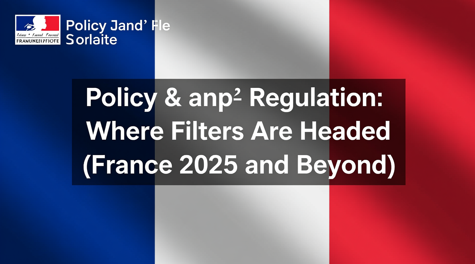 Policy & Regulation: Where Filters Are Headed (France 2025 and Beyond)