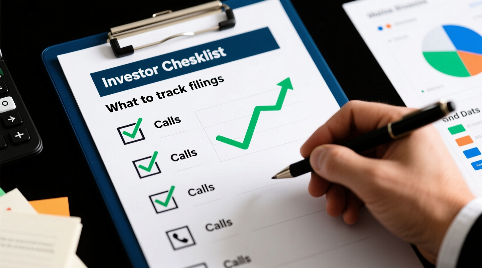 Actionable investor checklist: what to track in filings, calls, and data