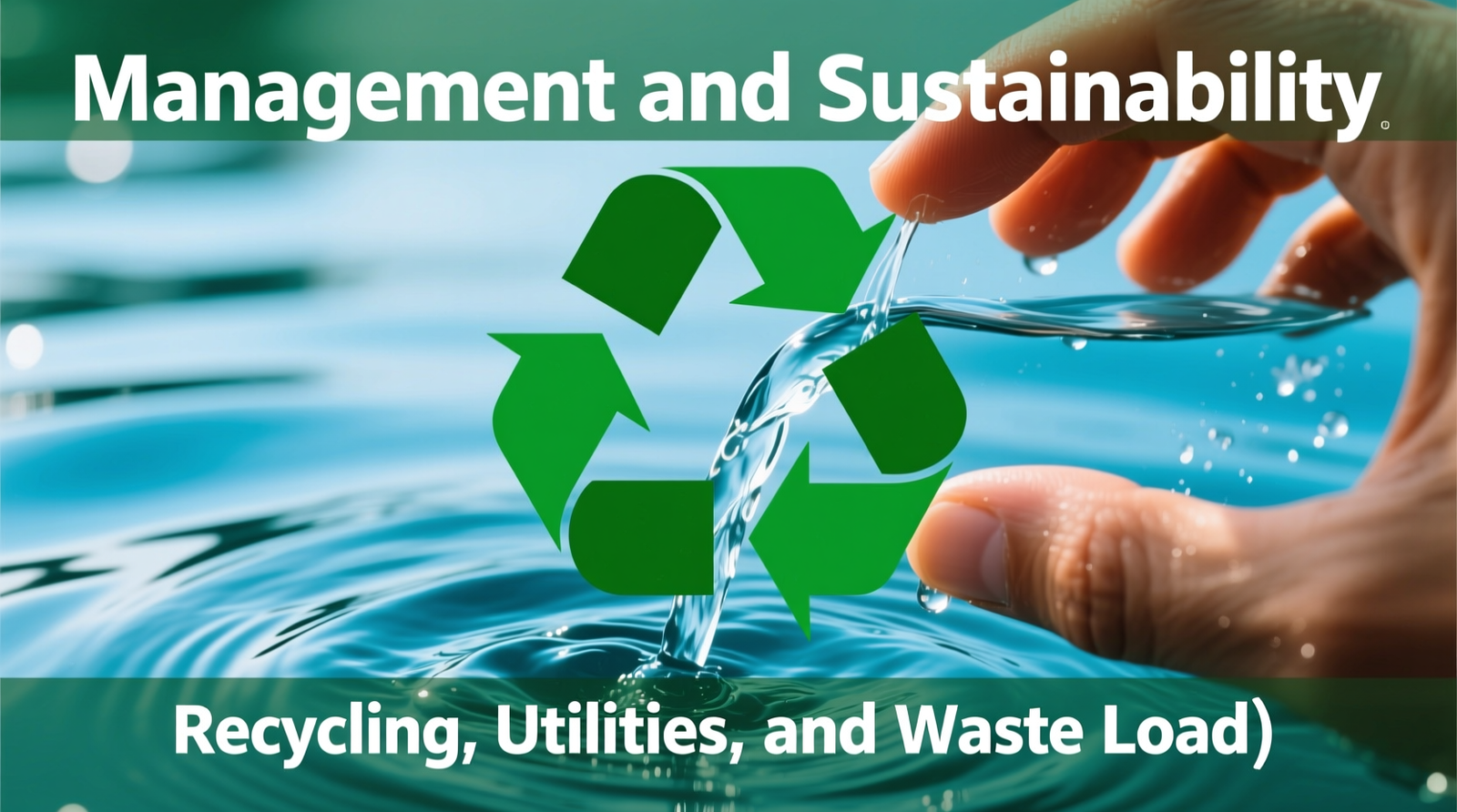 Water Management and Sustainability (Recycling, Utilities, and Waste Load)