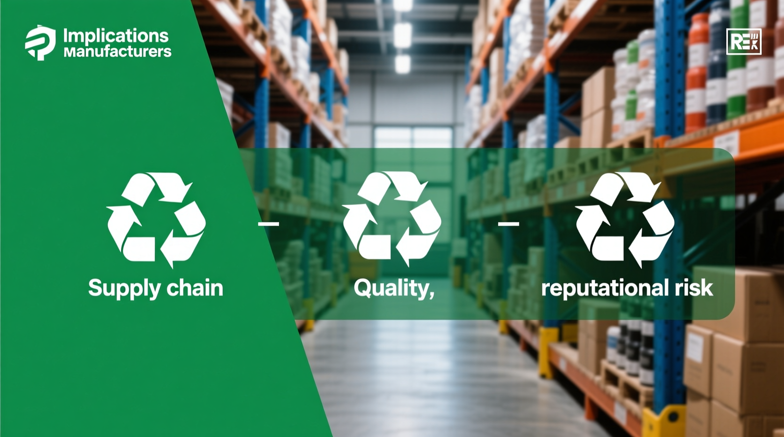 Implications for manufacturers and licensed recyclers: supply chain, quality, and reputational risk