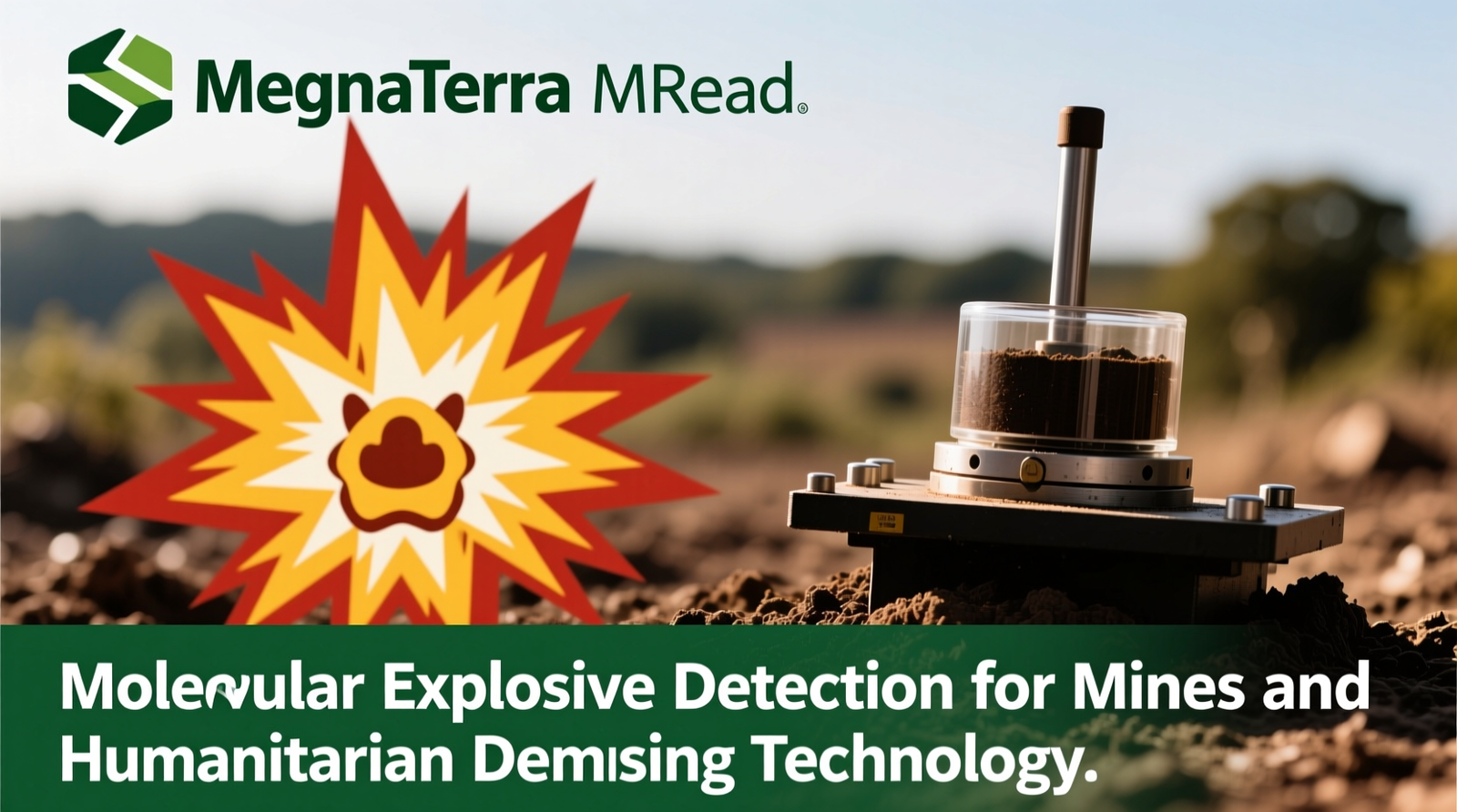 MagnaTerra MRead: Molecular Explosive Detection for Mines and Humanitarian Demining Technology