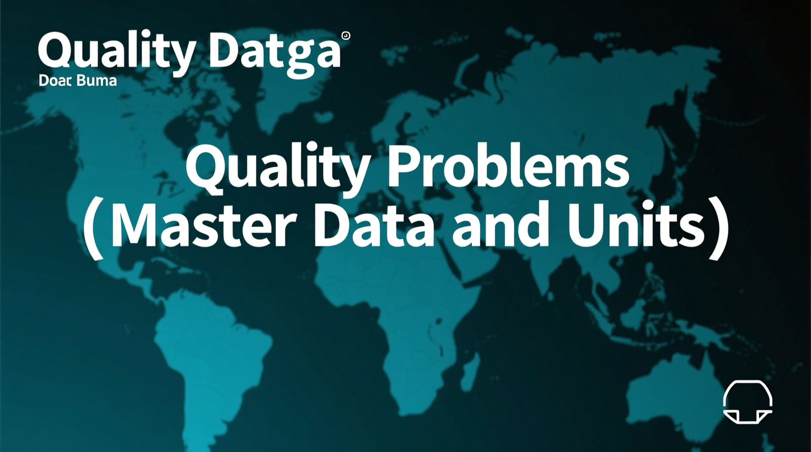 Data Quality Problems (Master Data and Units)