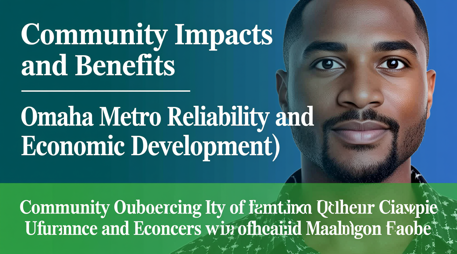Community Impacts and Benefits (Omaha Metro Reliability and Economic Development)