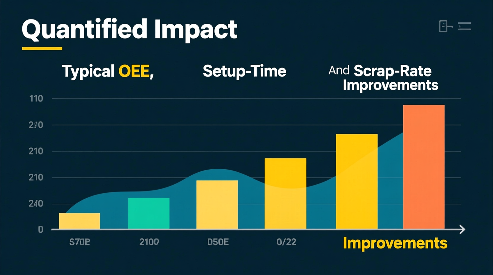 Quantified Impact: Typical OEE, Setup-Time, and Scrap-Rate Improvements