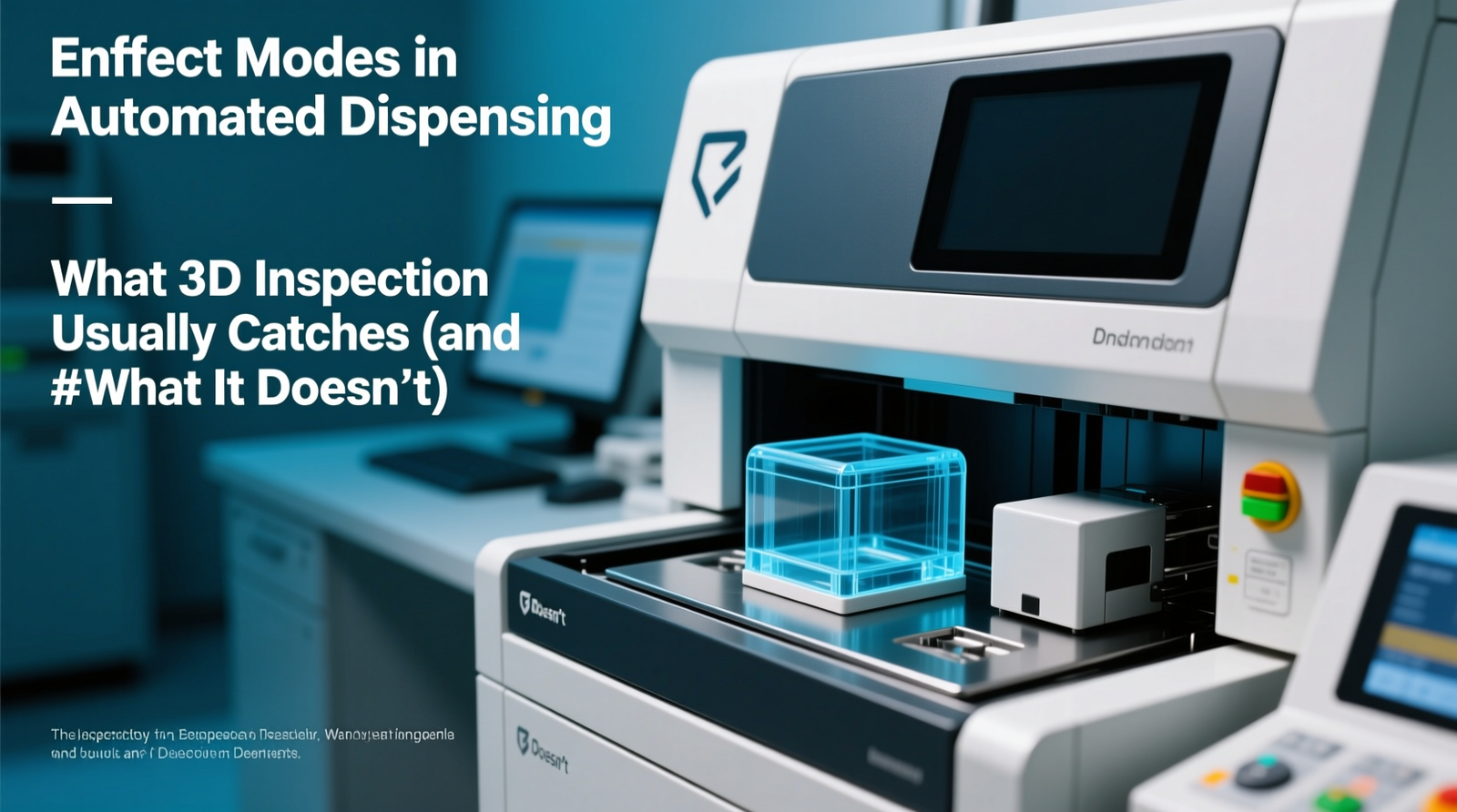 Defect Modes in Automated Dispensing: What 3D Inspection Usually Catches (and What It Doesn’t)