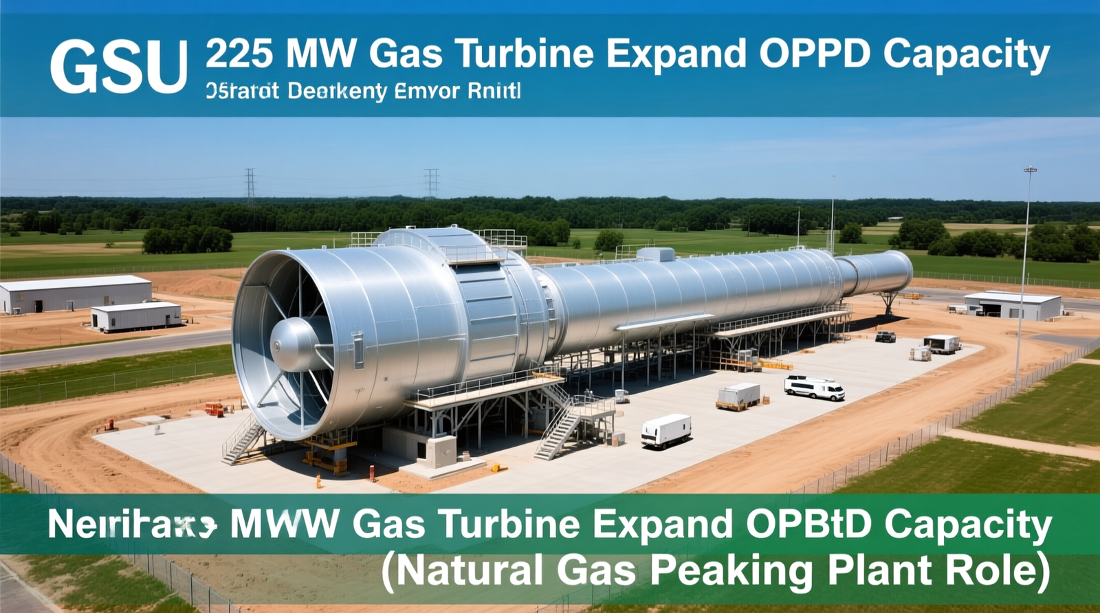 How the New GSU and 225 MW Gas Turbine Expand OPPD Capacity (Natural Gas Peaking Plant Role)