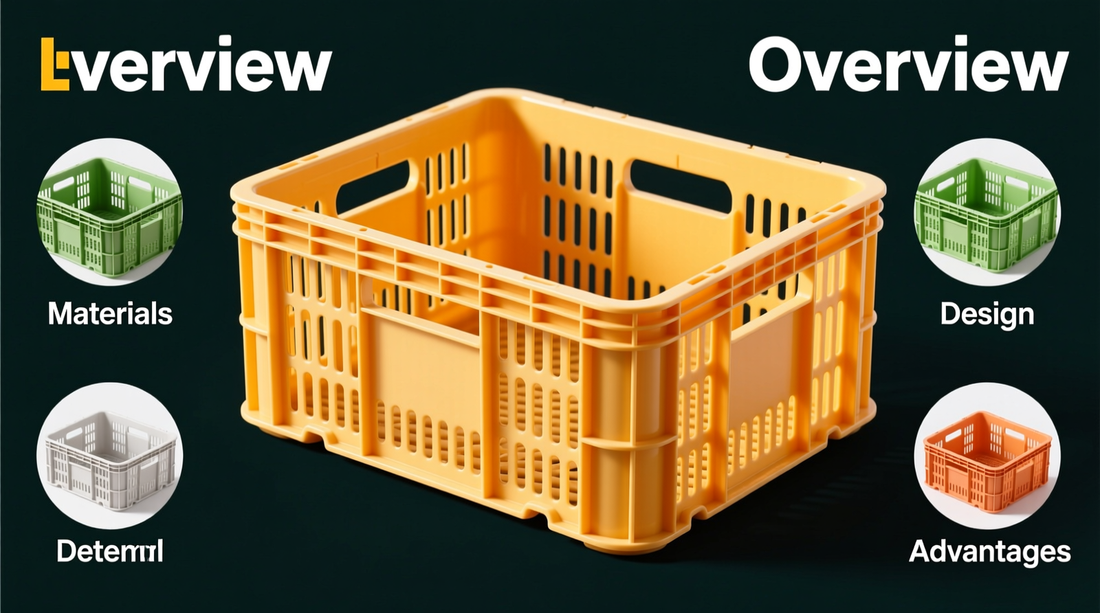 Product Overview: Plastic Crates, Materials, and Design Advantages