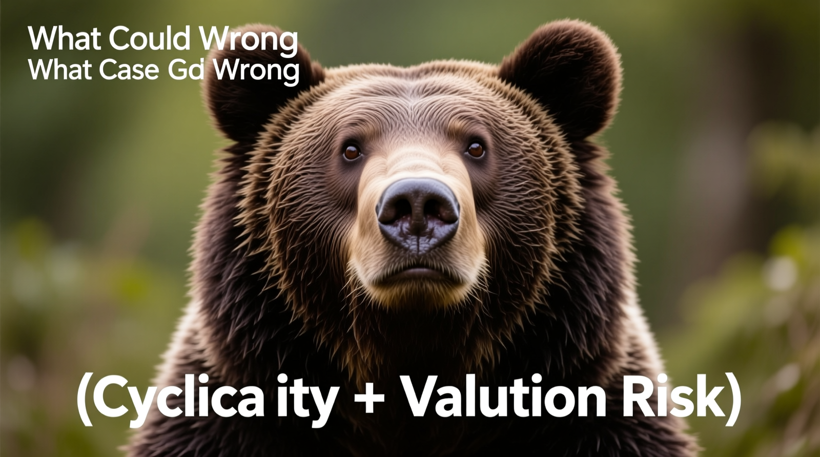 Bear Case: What Could Go Wrong (Cyclicality + Valuation Risk)